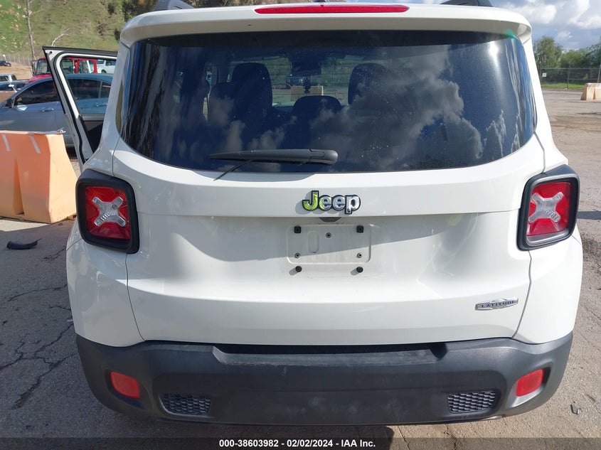 VIN ZACCJABBXHPF19982 2017 JEEP RENEGADE LATITUDE FWD