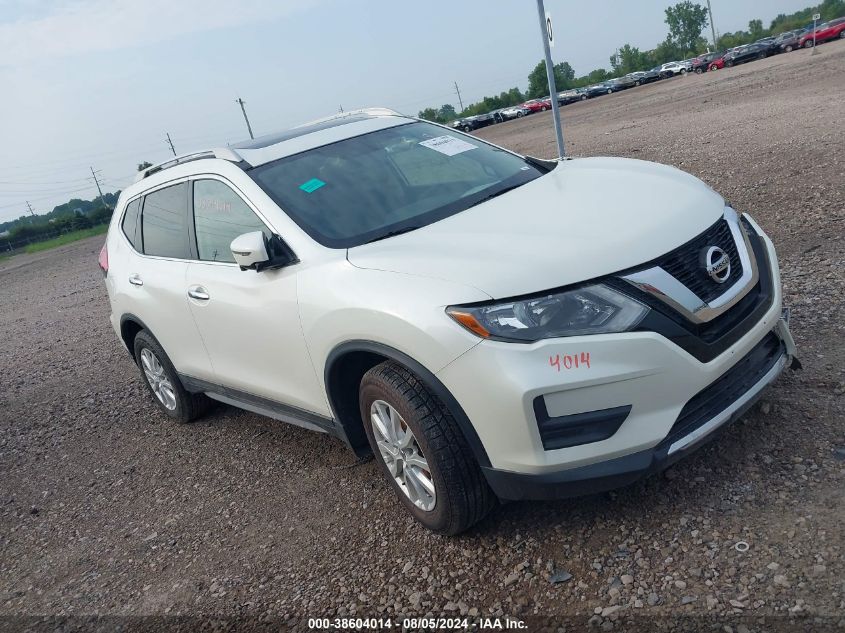 2017 Nissan Rogue Sv VIN: 5N1AT2MVXHC792371 Lot: 38604014