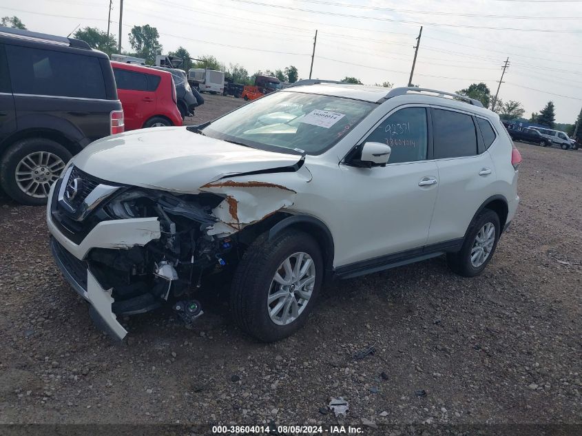 2017 Nissan Rogue Sv VIN: 5N1AT2MVXHC792371 Lot: 38604014