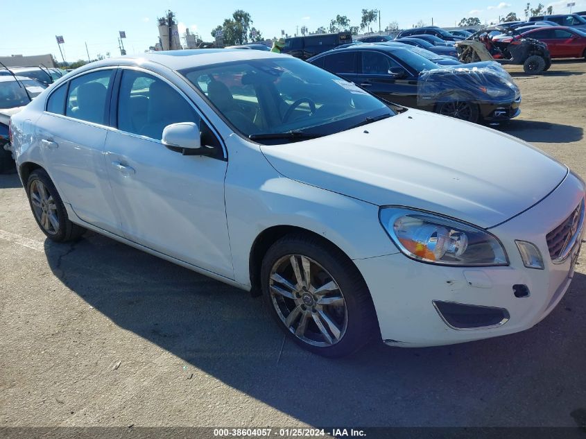 2013 Volvo S60 T5/T5 Platinum/T5 Premier/T5 Premier Plus VIN: YV1612FH8D1223607 Lot: 38604057