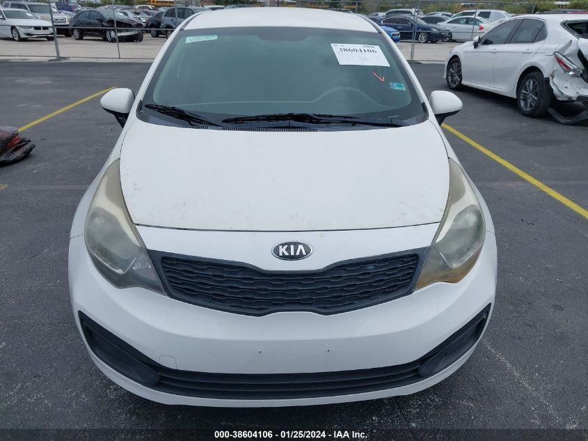 2015 Kia Rio Lx VIN: KNADM4A34F6460383 Lot: 38604106