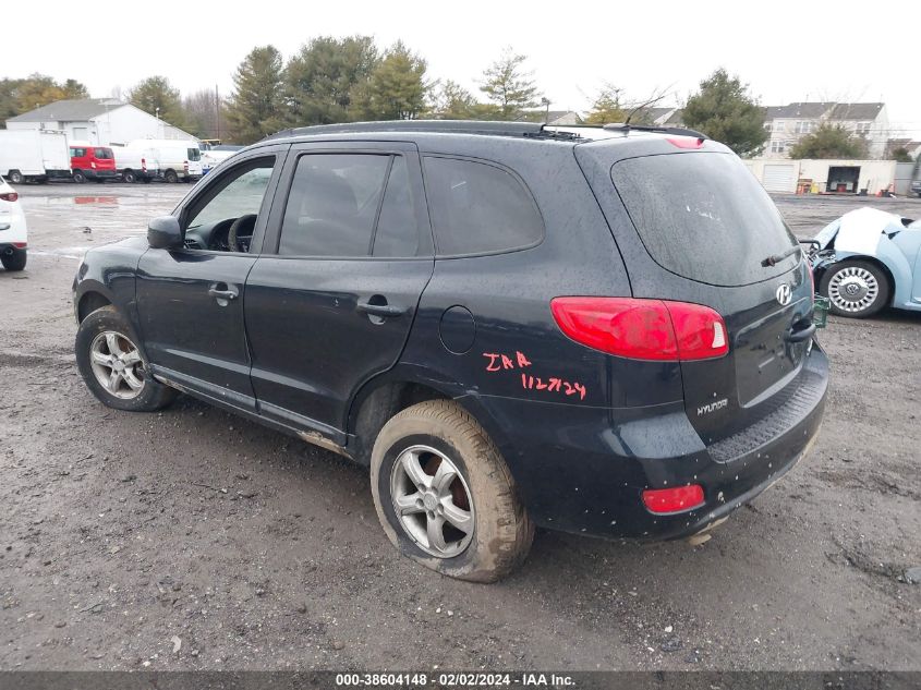 2008 Hyundai Santa Fe Gls VIN: 5NMSG13DX8H130016 Lot: 38604148