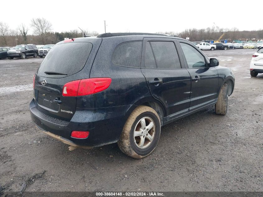 2008 Hyundai Santa Fe Gls VIN: 5NMSG13DX8H130016 Lot: 38604148