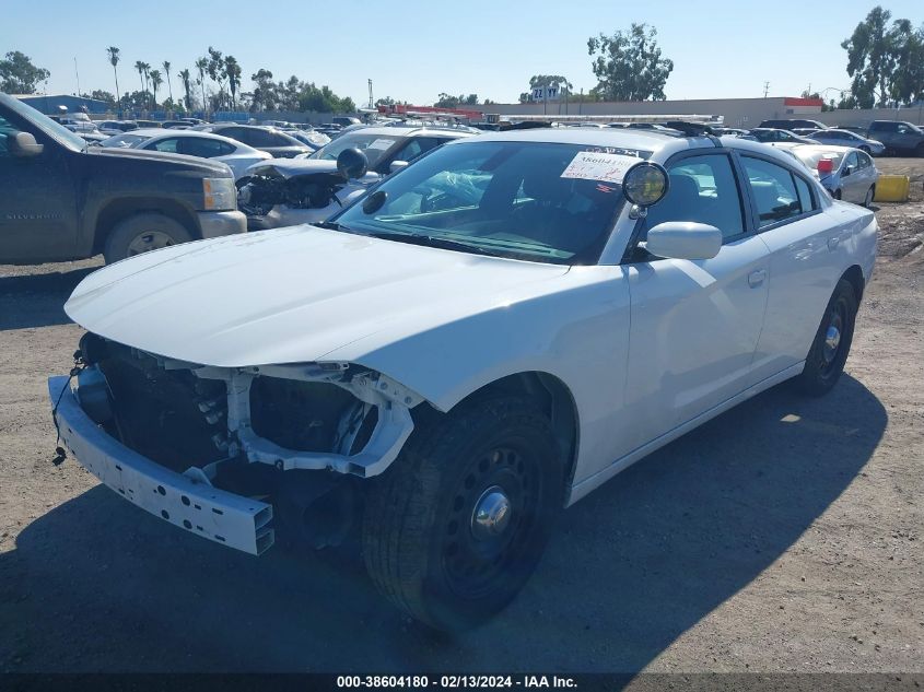 2022 Dodge Charger Police Awd VIN: 2C3CDXKGXNH167199 Lot: 38604180