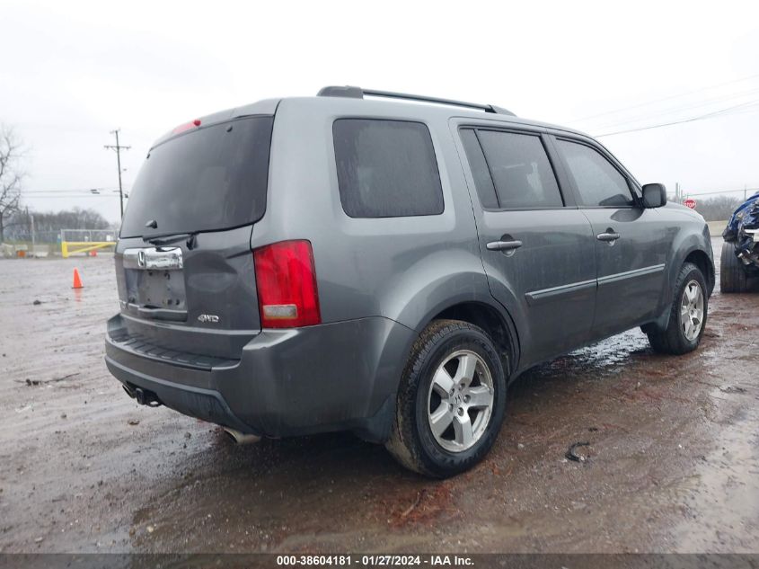 2011 Honda Pilot Ex-L VIN: 5FNYF4H50BB005647 Lot: 38604181