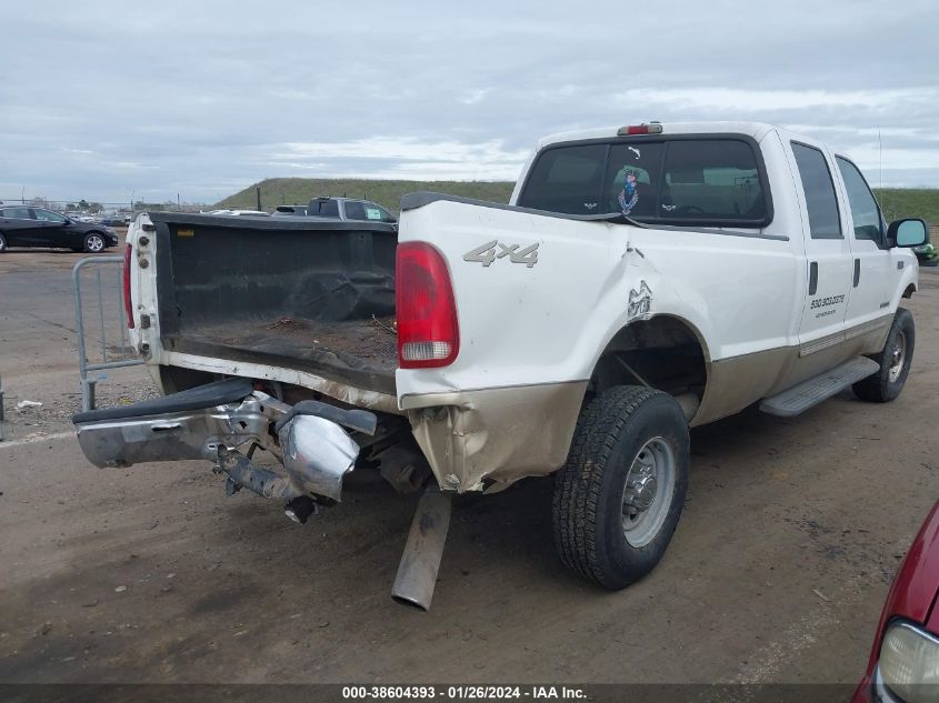 2000 Ford Super Duty F-250 Lariat/Xl/Xlt VIN: 1FTNW21F5YEE13839 Lot: 38604393