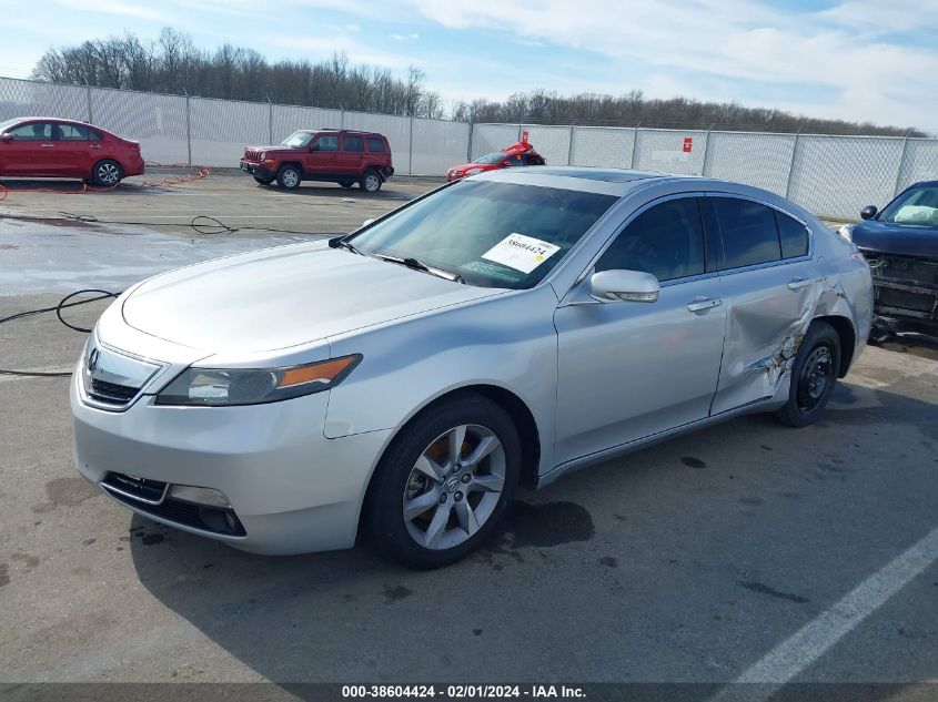 2012 Acura Tl 3.5 VIN: 19UUA8F55CA031972 Lot: 38604424