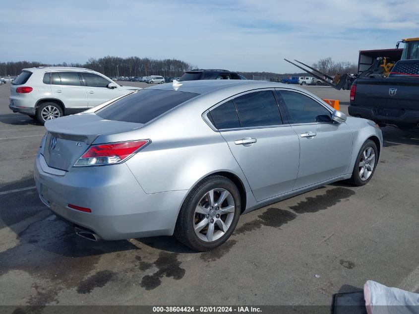 2012 Acura Tl 3.5 VIN: 19UUA8F55CA031972 Lot: 38604424