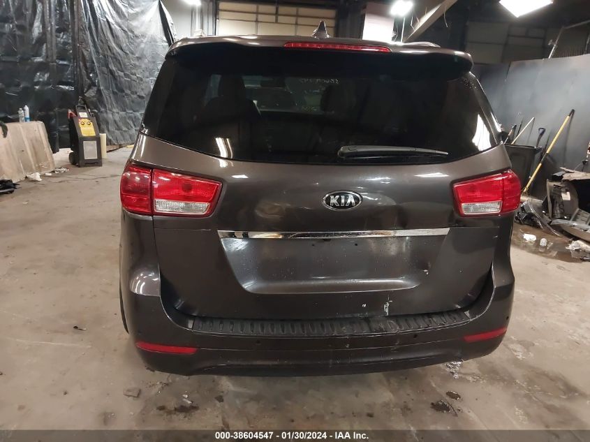 2017 Kia Sedona Lx VIN: KNDMB5C11H6324998 Lot: 38604547