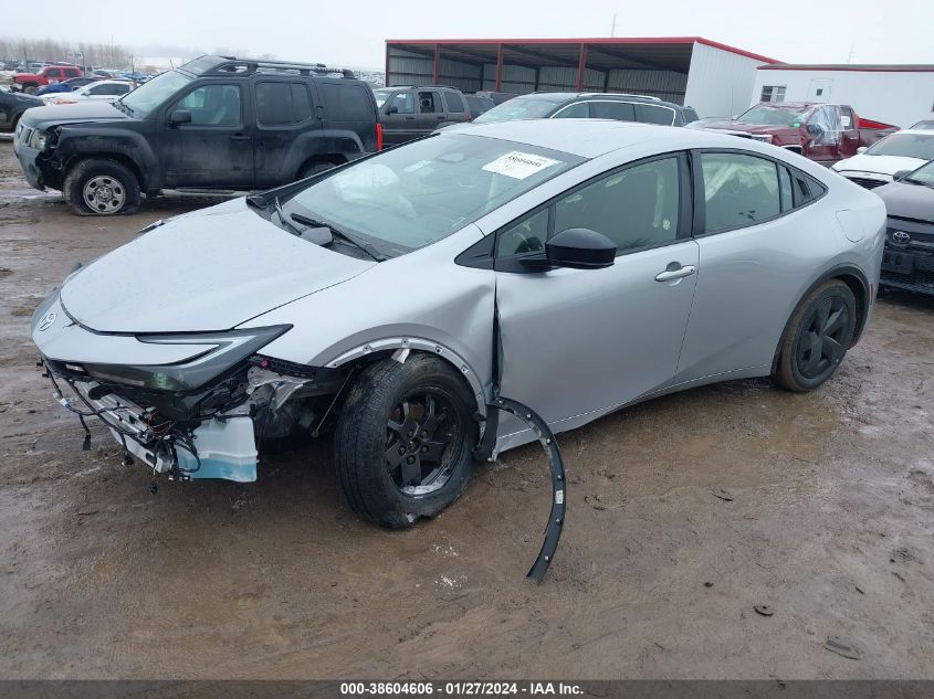 2023 Toyota Prius Le VIN: JTDACAAU7P3007863 Lot: 38604606