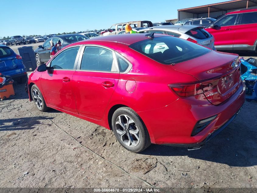 3KPF24AD6LE195580 2020 Kia Forte Lxs