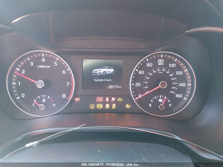 3KPF24AD6LE195580 2020 Kia Forte Lxs