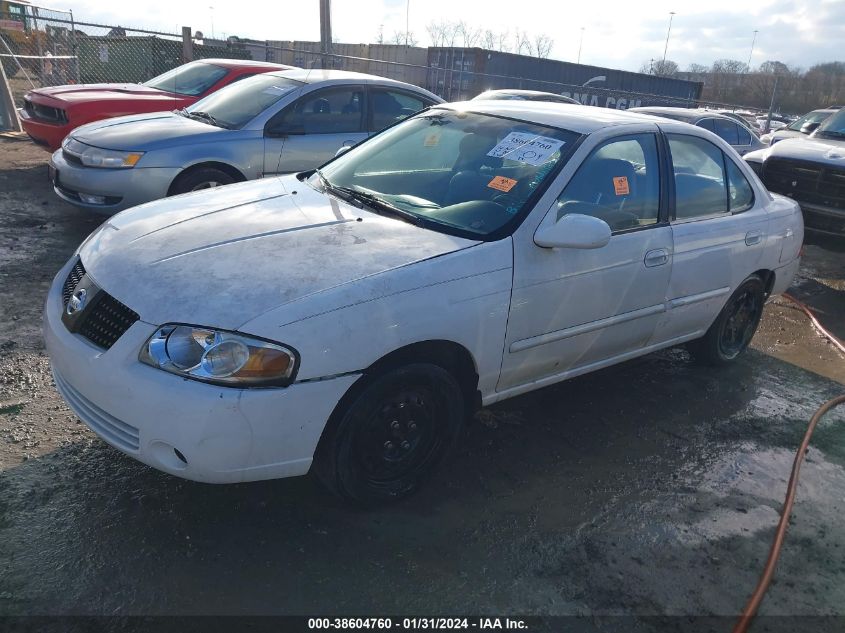 2004 Nissan Sentra 1.8S VIN: 3N1CB51A34L558996 Lot: 38604760