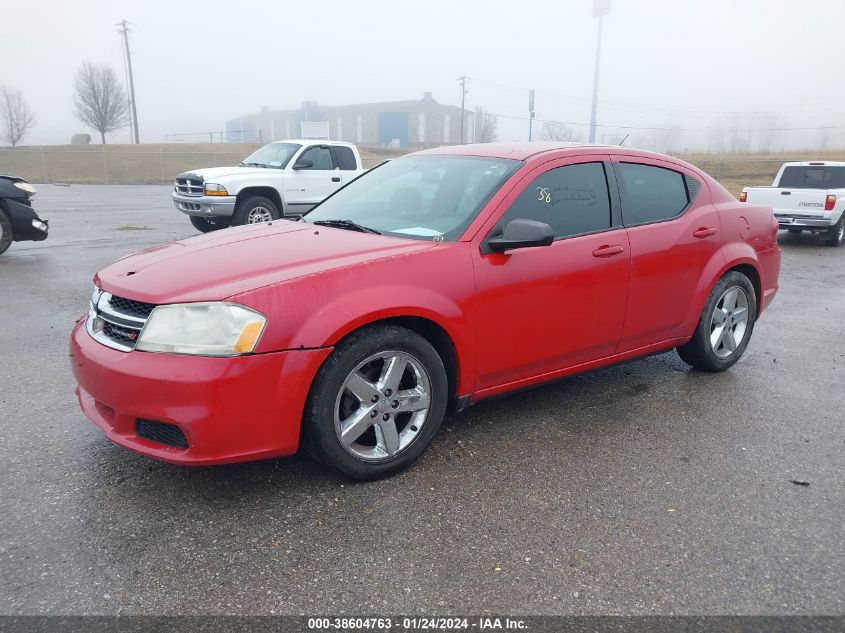 2012 Dodge Avenger Se VIN: 1C3CDZAB7CN247081 Lot: 38604763