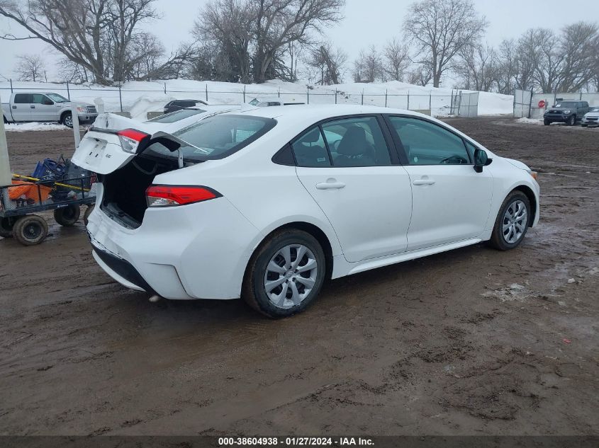 2021 Toyota Corolla Le VIN: 5YFEPMAE4MP216237 Lot: 38604938