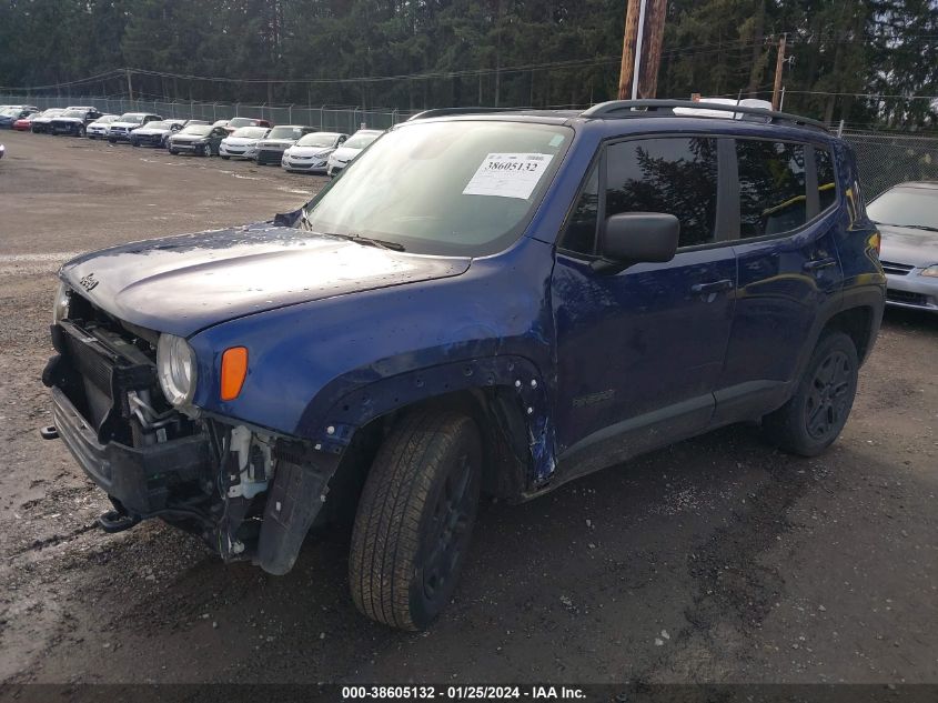 2018 Jeep Renegade Upland Edition 4X4 VIN: ZACCJBAB3JPH93151 Lot: 38605132