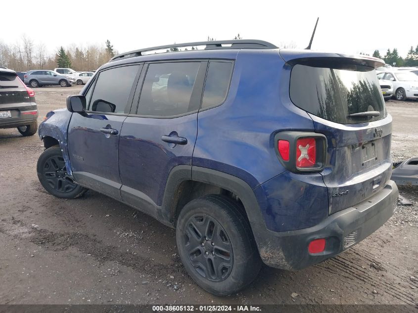 2018 Jeep Renegade Upland Edition 4X4 VIN: ZACCJBAB3JPH93151 Lot: 38605132