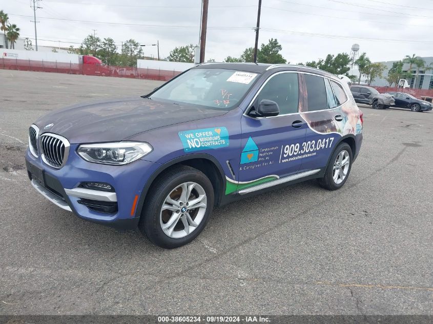 2020 BMW X3 Sdrive30I VIN: 5UXTY3C05L9C81216 Lot: 38605234