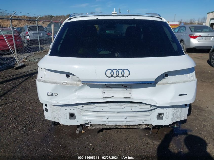 2021 Audi Q7 Premium 55 Tfsi Quattro Tiptronic VIN: WA1AXAF74MD038608 Lot: 38605341