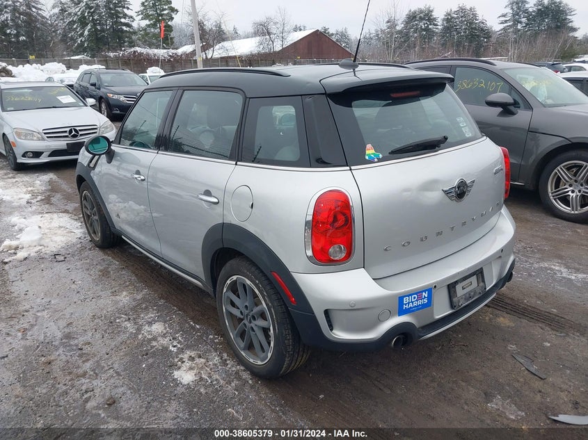 2016 Mini Countryman Cooper S VIN: WMWZC5C57GWU01245 Lot: 38605379