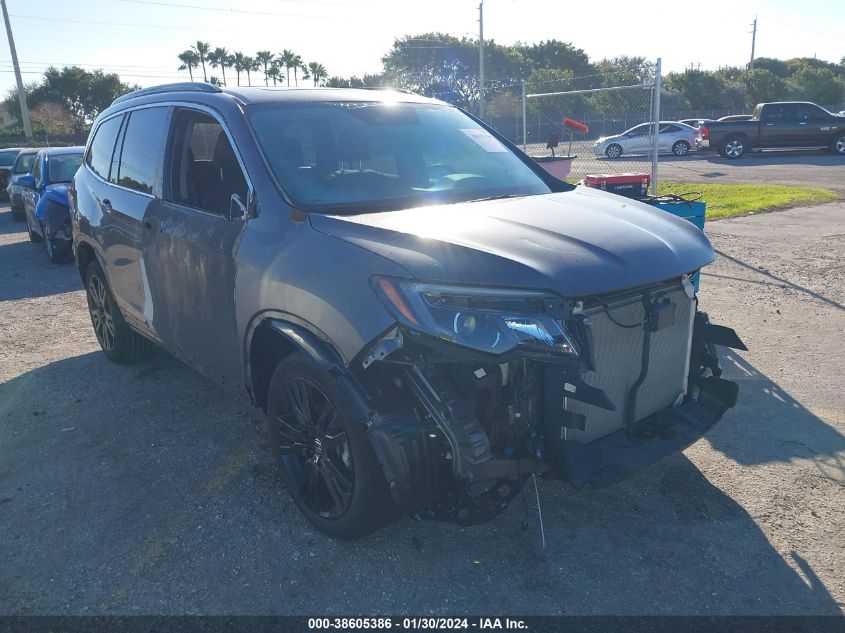 2022 Honda Pilot 2Wd Special Edition VIN: 5FNYF5H20NB006796 Lot: 38605386