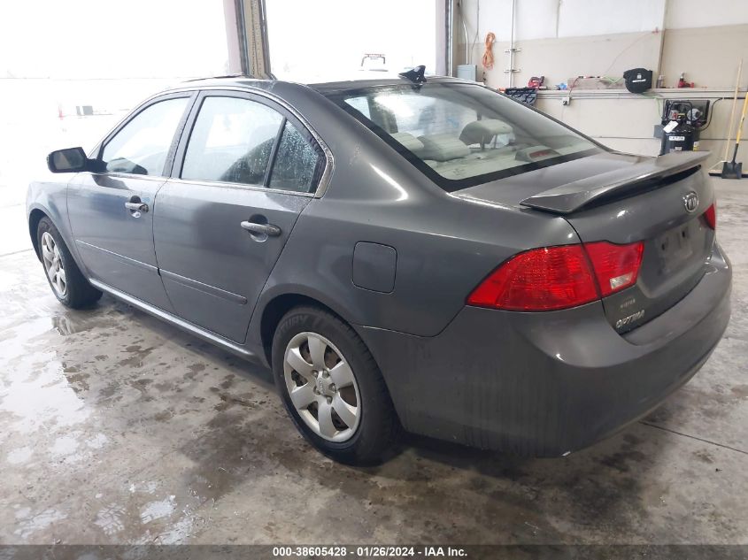 2009 Kia Optima Lx VIN: KNAGE228595295365 Lot: 38605428