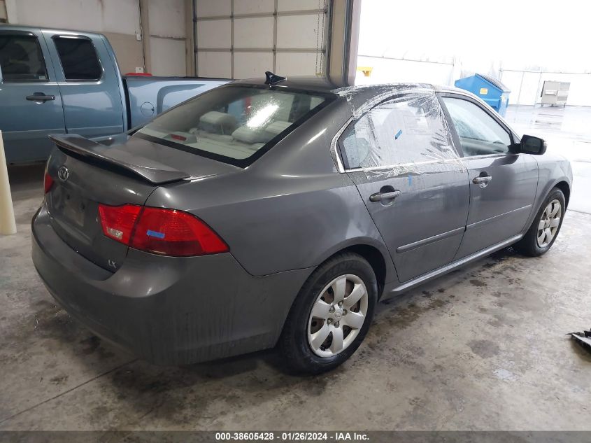 2009 Kia Optima Lx VIN: KNAGE228595295365 Lot: 38605428