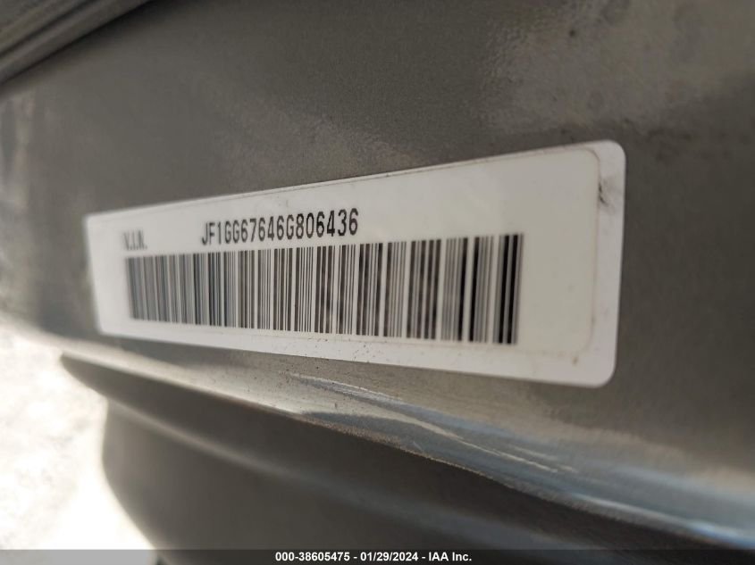 JF1GG67646G806436 2006 Subaru Impreza 2.5I