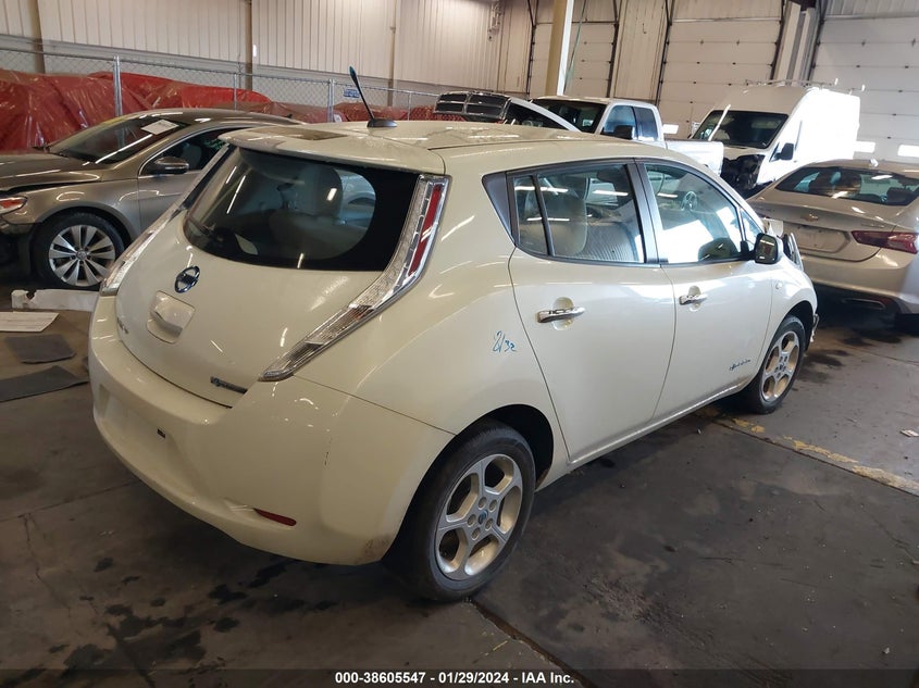 2011 Nissan Leaf Sl VIN: JN1AZ0CP3BT009007 Lot: 38605547