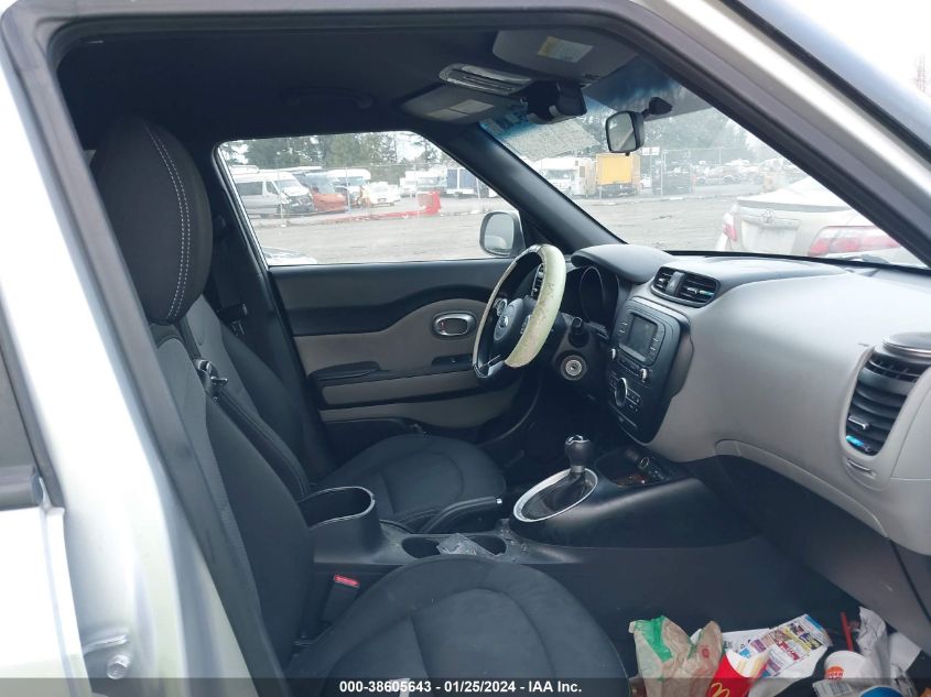 2017 Kia Soul + VIN: KNDJP3A58H7443995 Lot: 38605643