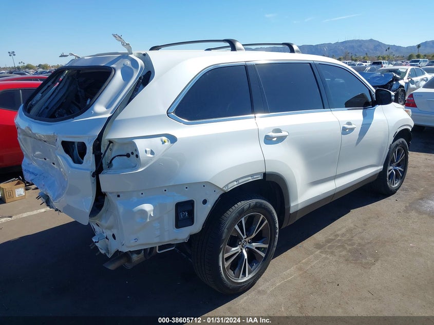 2019 TOYOTA HIGHLANDER LE VIN: 5TDZZRFH2KS311301