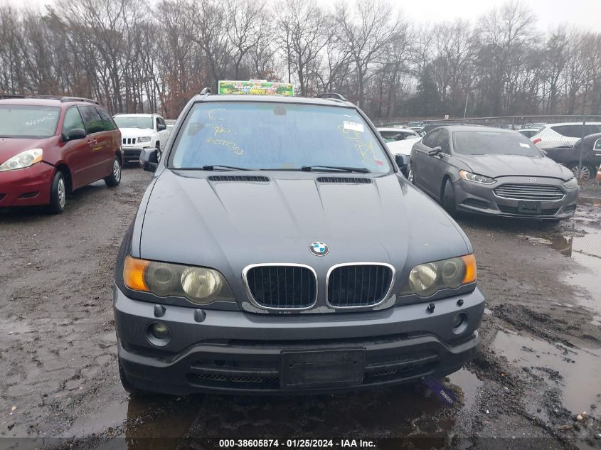 2002 BMW X5 3.0I VIN: 5UXFA53532LV71252 Lot: 38605874