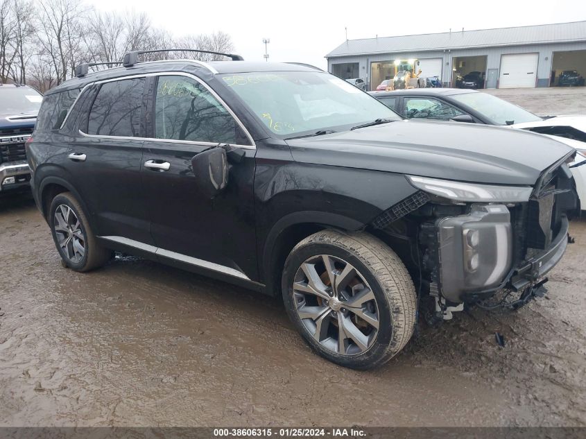 2021 Hyundai Palisade Sel VIN: KM8R3DHE0MU317437 Lot: 38606315