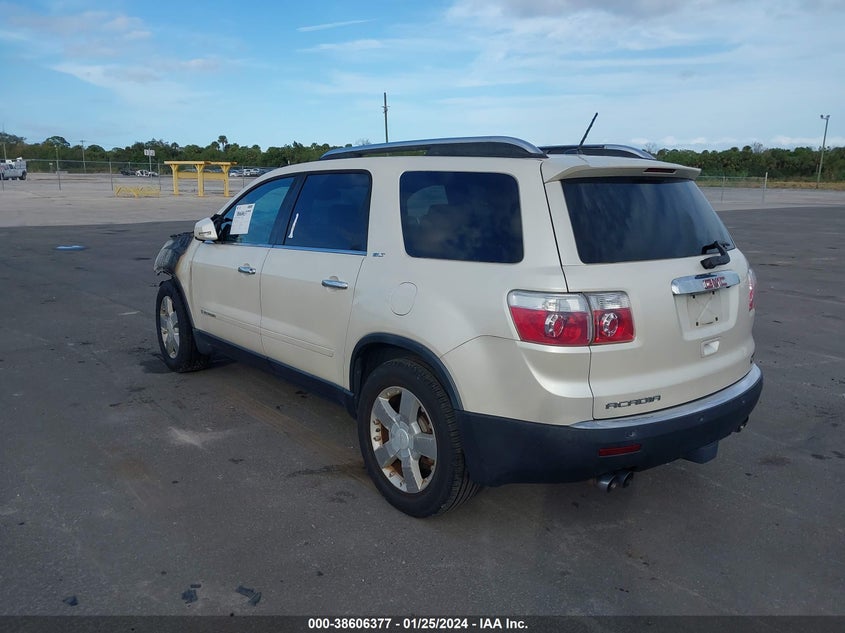 2008 GMC Acadia Slt-2 VIN: 1GKER33748J302729 Lot: 38606377