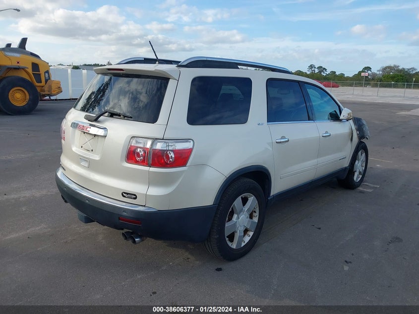2008 GMC Acadia Slt-2 VIN: 1GKER33748J302729 Lot: 38606377