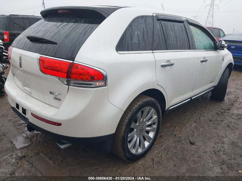 2012 Lincoln Mkx VIN: 2LMDJ8JKXCBL18126 Lot: 38606430