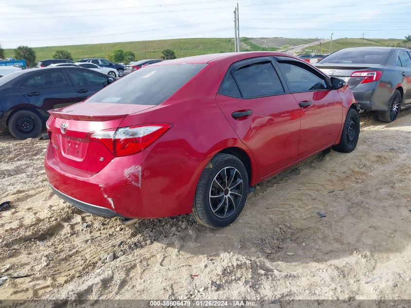 2014 Toyota Corolla S VIN: 2T1BURHE4EC149266 Lot: 38606479