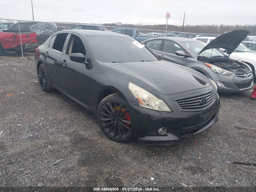 2010 Infiniti G37X VIN: JN1CV6AR1AM253968 Lot: 38606505