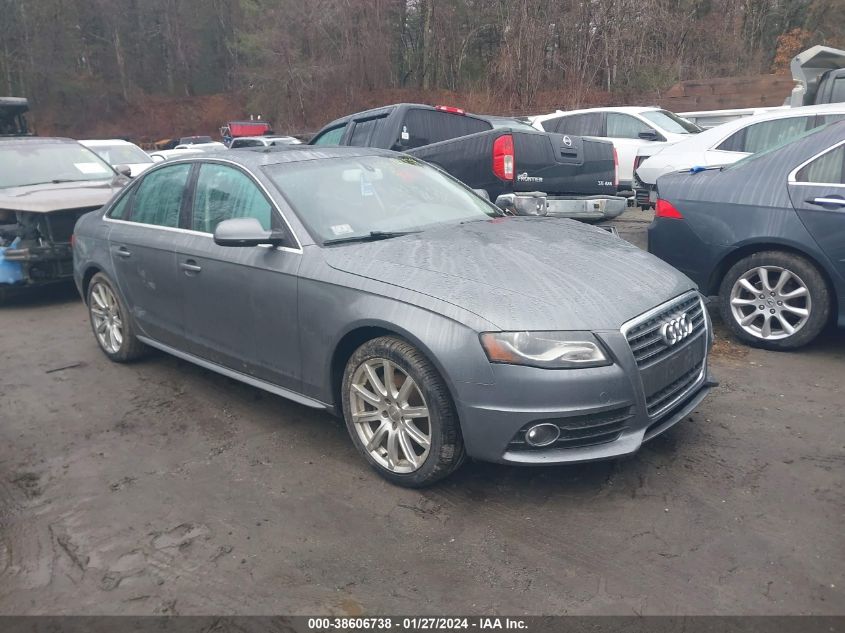 2012 Audi A4 2.0T Premium VIN: WAUFFAFL2CN004250 Lot: 38606738