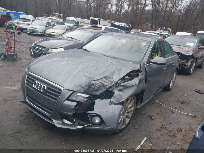 2012 Audi A4 2.0T Premium VIN: WAUFFAFL2CN004250 Lot: 38606738