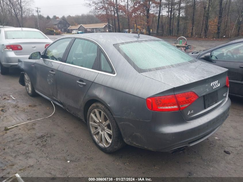 2012 Audi A4 2.0T Premium VIN: WAUFFAFL2CN004250 Lot: 38606738