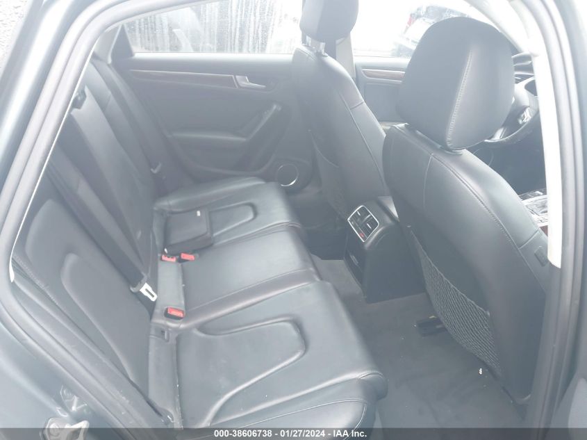 2012 Audi A4 2.0T Premium VIN: WAUFFAFL2CN004250 Lot: 38606738