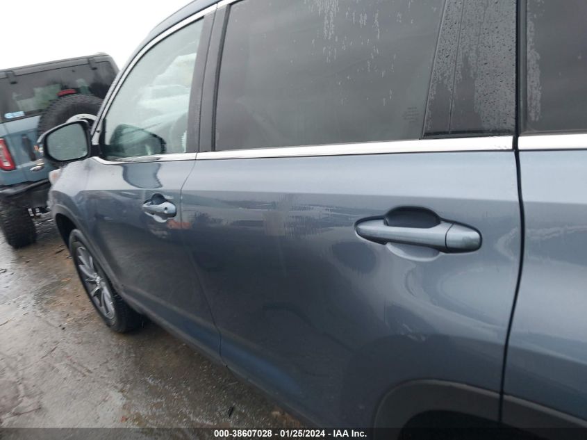 2019 Toyota Highlander Xle VIN: 5TDKZRFH4KS318087 Lot: 38607028