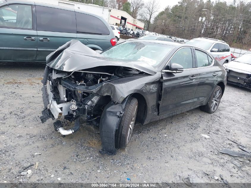 2023 Genesis G70 2.0T Awd VIN: KMTG34TA4PU131230 Lot: 38607164