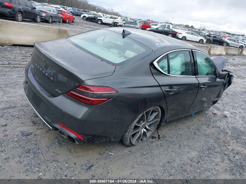 KMTG34TA4PU131230 2023 Genesis G70 2.0T Awd