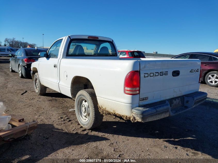 2002 Dodge Dakota Sxt VIN: 1B7GG16X92S687197 Lot: 38607375