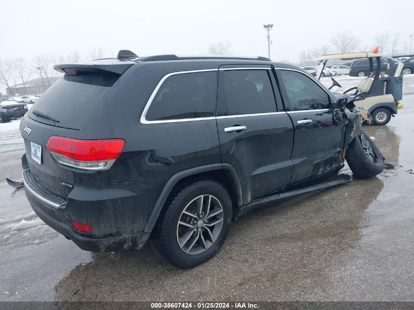 2018 Jeep Grand Cherokee Limited 4X4 VIN: 1C4RJFBGXJC144334 Lot: 38607424