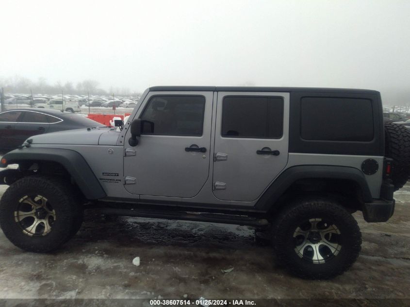 2013 Jeep Wrangler Unlimited Sport VIN: 1C4BJWDG6DL698215 Lot: 38607514