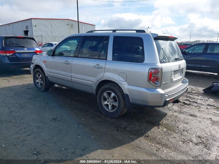 2006 Honda Pilot Ex-L VIN: 5FNYF28546B050536 Lot: 38608041