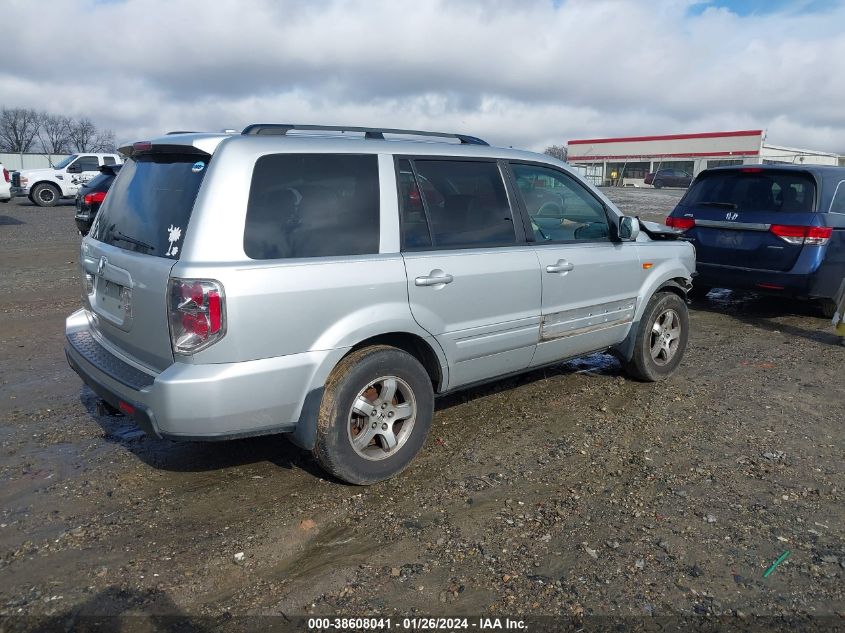 2006 Honda Pilot Ex-L VIN: 5FNYF28546B050536 Lot: 38608041